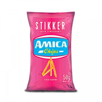 AMICA CHIPS STIKKER 50 gr - 32 PEZZI