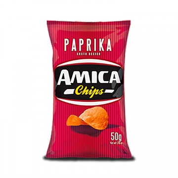 AMICA CHIPS PAPRIKA 50 gr - 21 PEZZI
