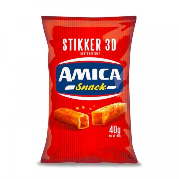 AMICA CHIPS STIKKER 3D 40 gr - 24 PEZZI